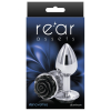plug bijou rear s 6 x 27cm argente noir 1