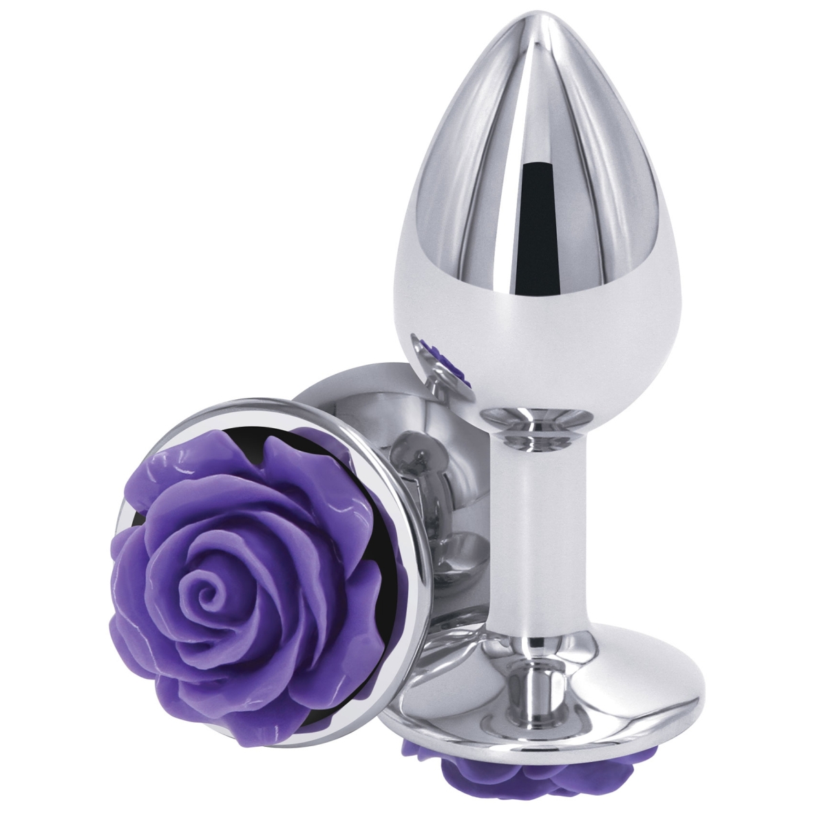 plug bijou rear s 6 x 27cm argente violet