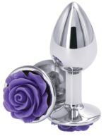plug bijou rear s 6 x 27cm argente violet