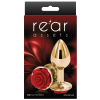plug bijou rear s 6 x 27cm dore rouge 1