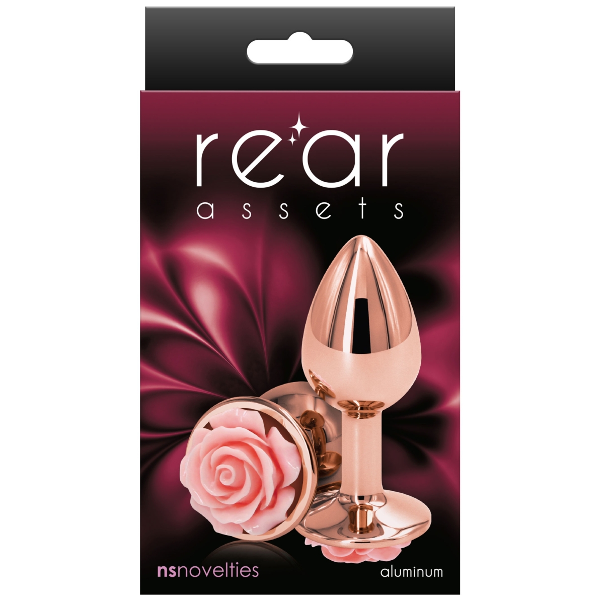 plug bijou rear s 6 x 27cm rose rose 1