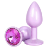 plug bijou shine like a star 6 x 27cm rose
