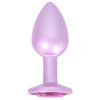 plug bijou shine like a star 6 x 27cm rose 2