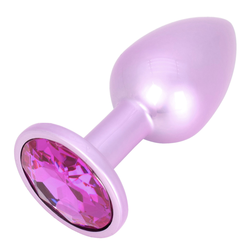 plug bijou shine like a star 6 x 27cm rose 3