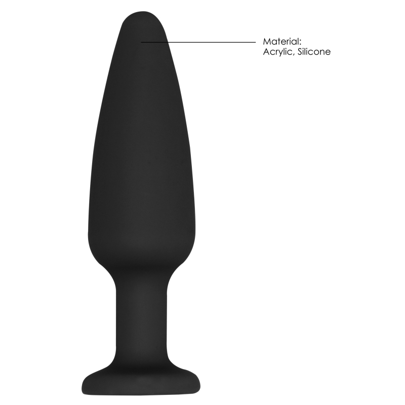 plug bijou silicone cone diamond 9 x 3 cm 2 scaled