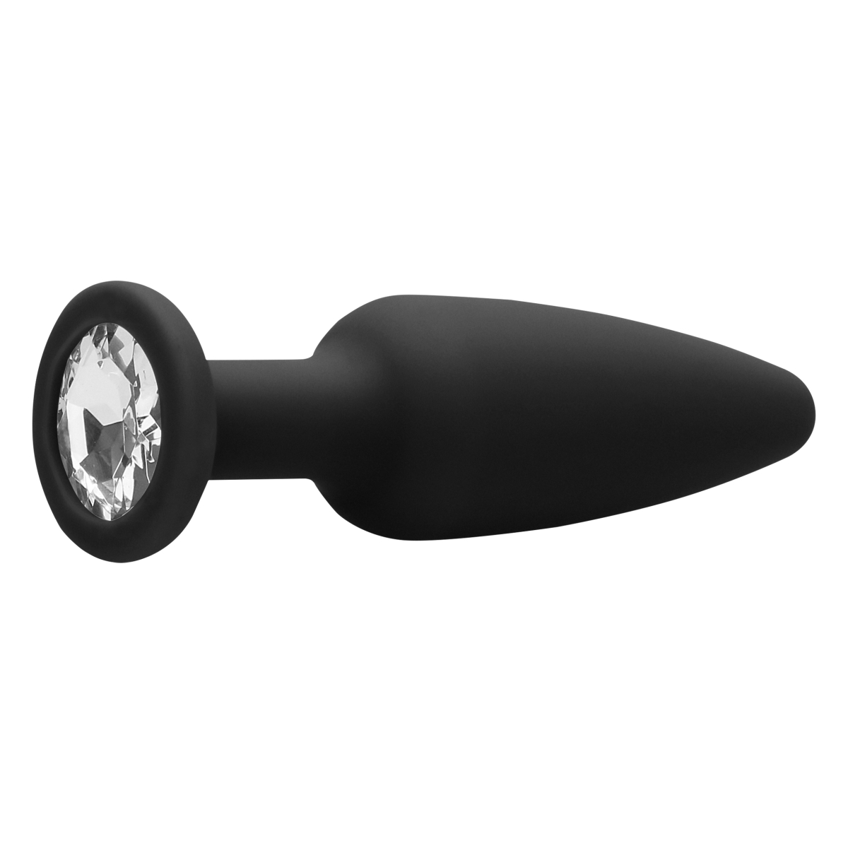 plug bijou silicone cone diamond 9 x 3 cm 4