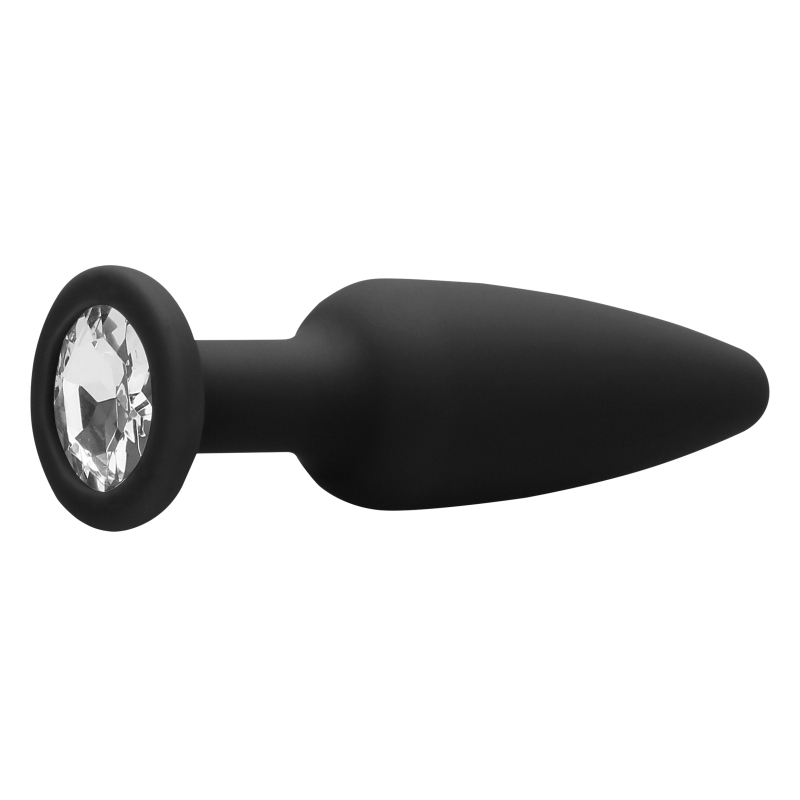 plug bijou silicone cone diamond 9 x 3 cm 4