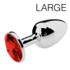 plug bijou spolly large rouge 85 x 39cm