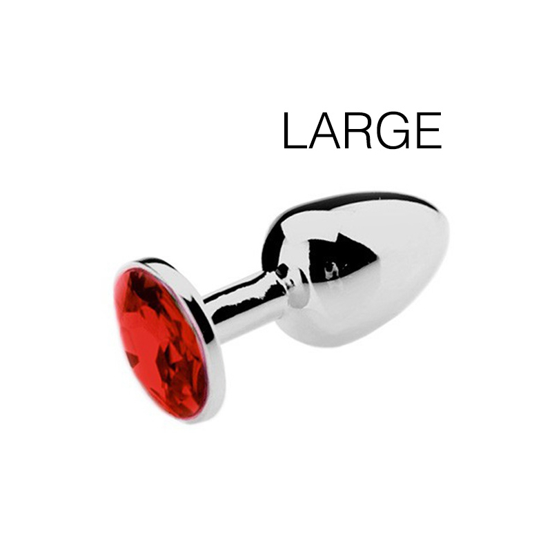 plug bijou spolly large rouge 85 x 39cm