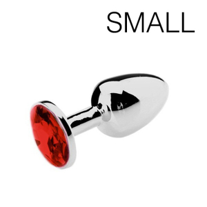plug bijou spolly small rouge 6 x 27cm