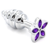plug bijou star 65 x 28cm violet 1