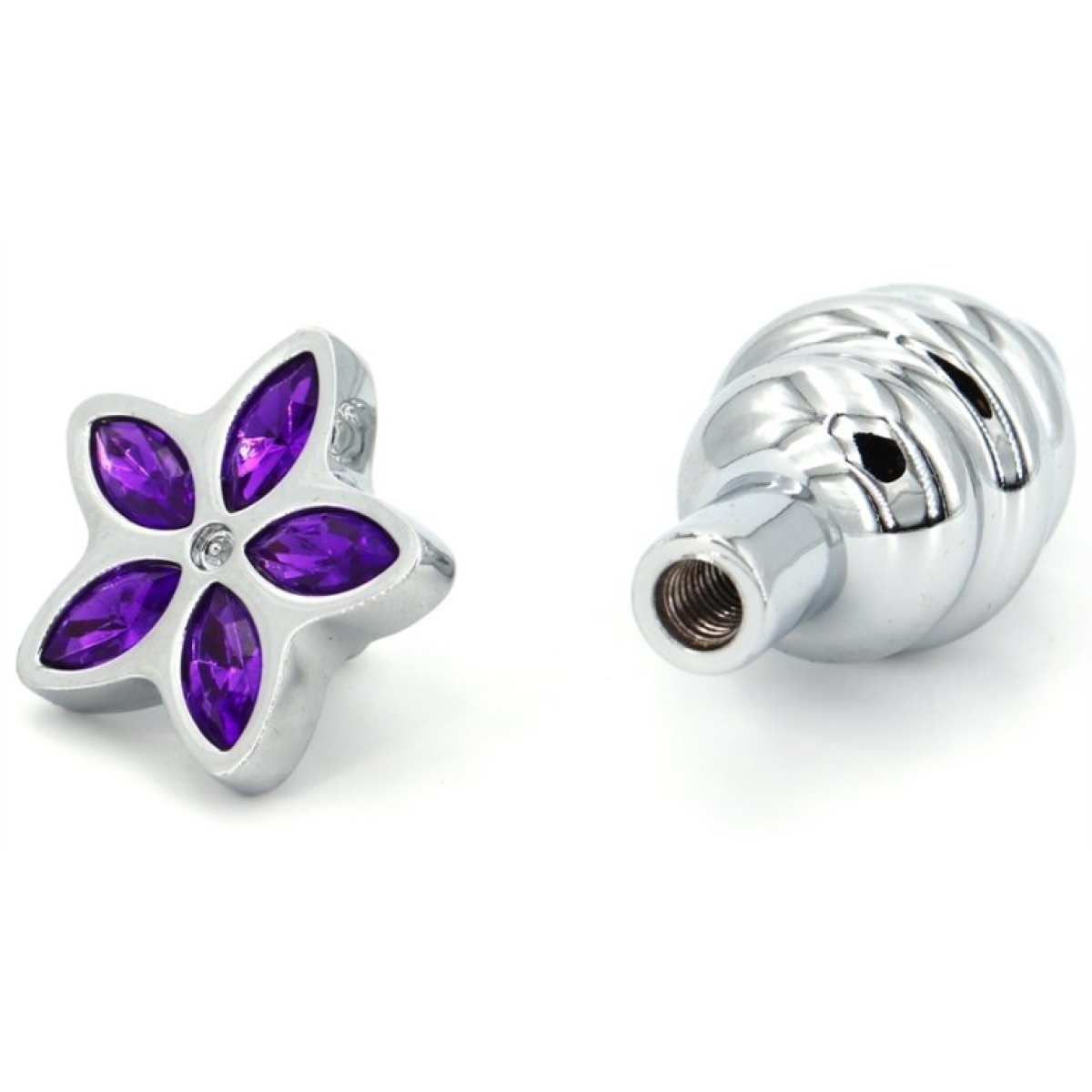 plug bijou star 65 x 28cm violet 4