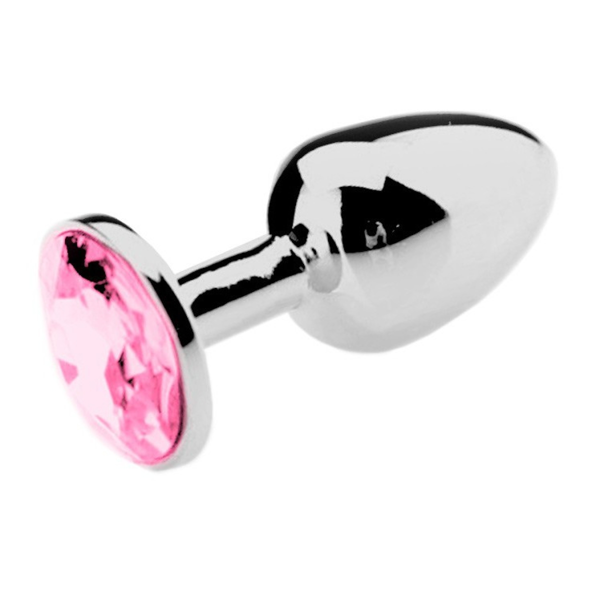 plug bijou strass rose large 8 x 4cm 2