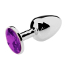 plug bijou strass violet medium 7 x 34cm 2