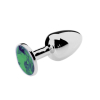 plug bijou vert 6 x 27 cm 2