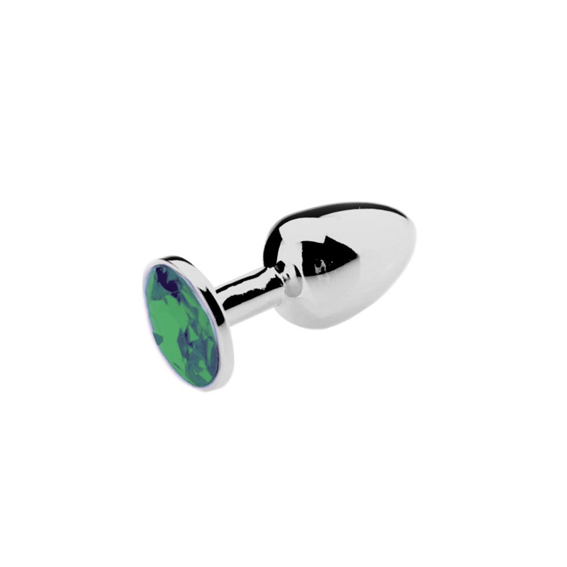 plug bijou vert 6 x 27 cm 2