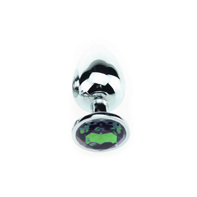 plug bijou vert 7 x 34 cm 1