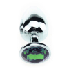 plug bijou vert 8 x 4 cm 1
