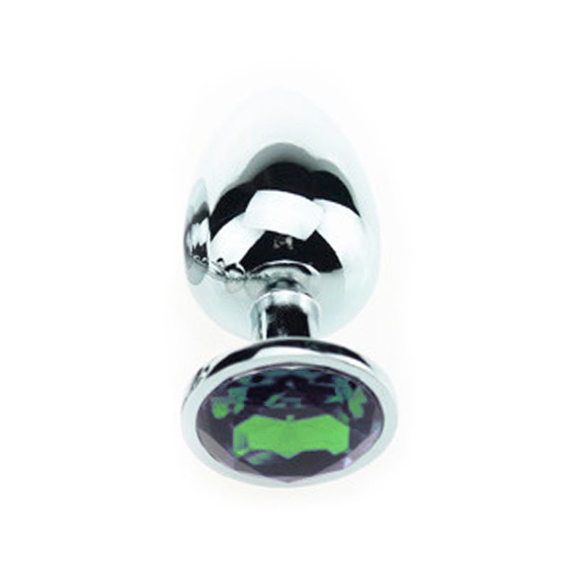 plug bijou vert 8 x 4 cm 1