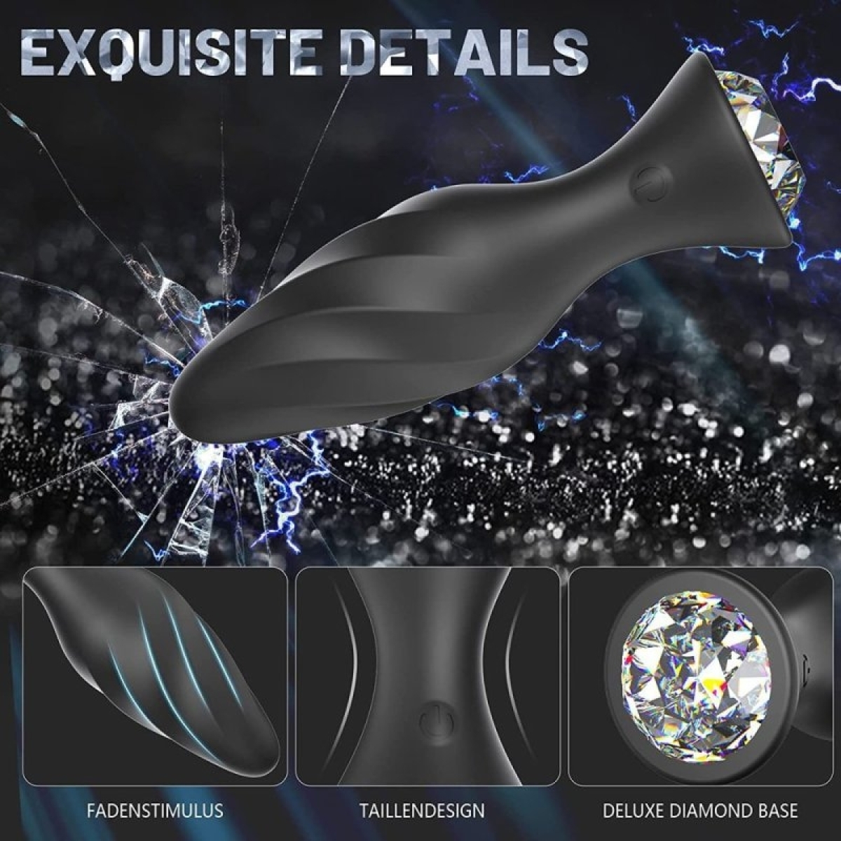 plug bijou vibrant jewervibe 10 x 35cm 2