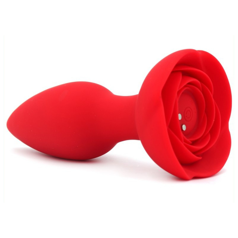 plug bijou vibrant rose 10 x 4cm 1