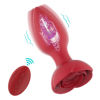 plug bijou vibrant rose 10 x 4cm 10