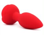 plug bijou vibrant rose 10 x 4cm 2