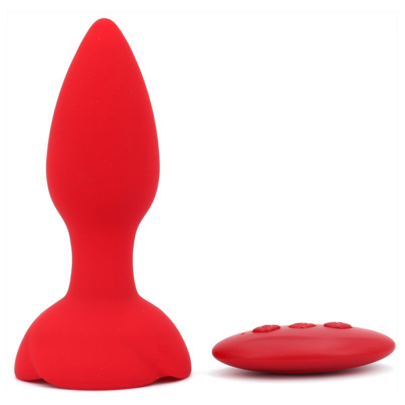 plug bijou vibrant rose 10 x 4cm 6
