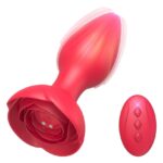 plug bijou vibrant rose 10 x 4cm 9
