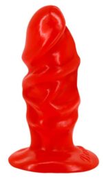 plug butt dick 10 x 35cm rouge 2