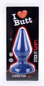 plug classic l i love butt 15 x 68 cm bleu 1