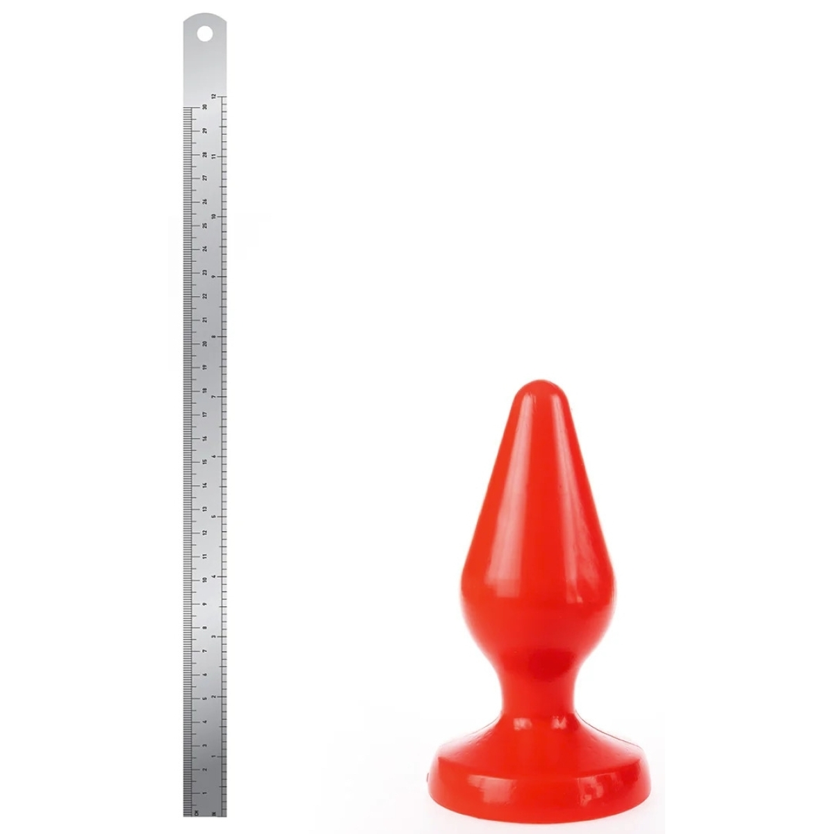 plug classic l i love butt 15 x 68 cm rouge 2