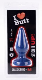 plug classic m i love butt 13 x 53 cm bleu 1
