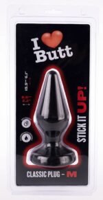 plug classic m i love butt 13 x 53 cm noir 1