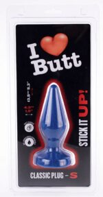 plug classic s i love butt 11 x 43 cm bleu 1