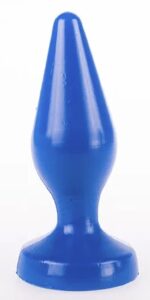 plug classic s i love butt 11 x 43 cm bleu