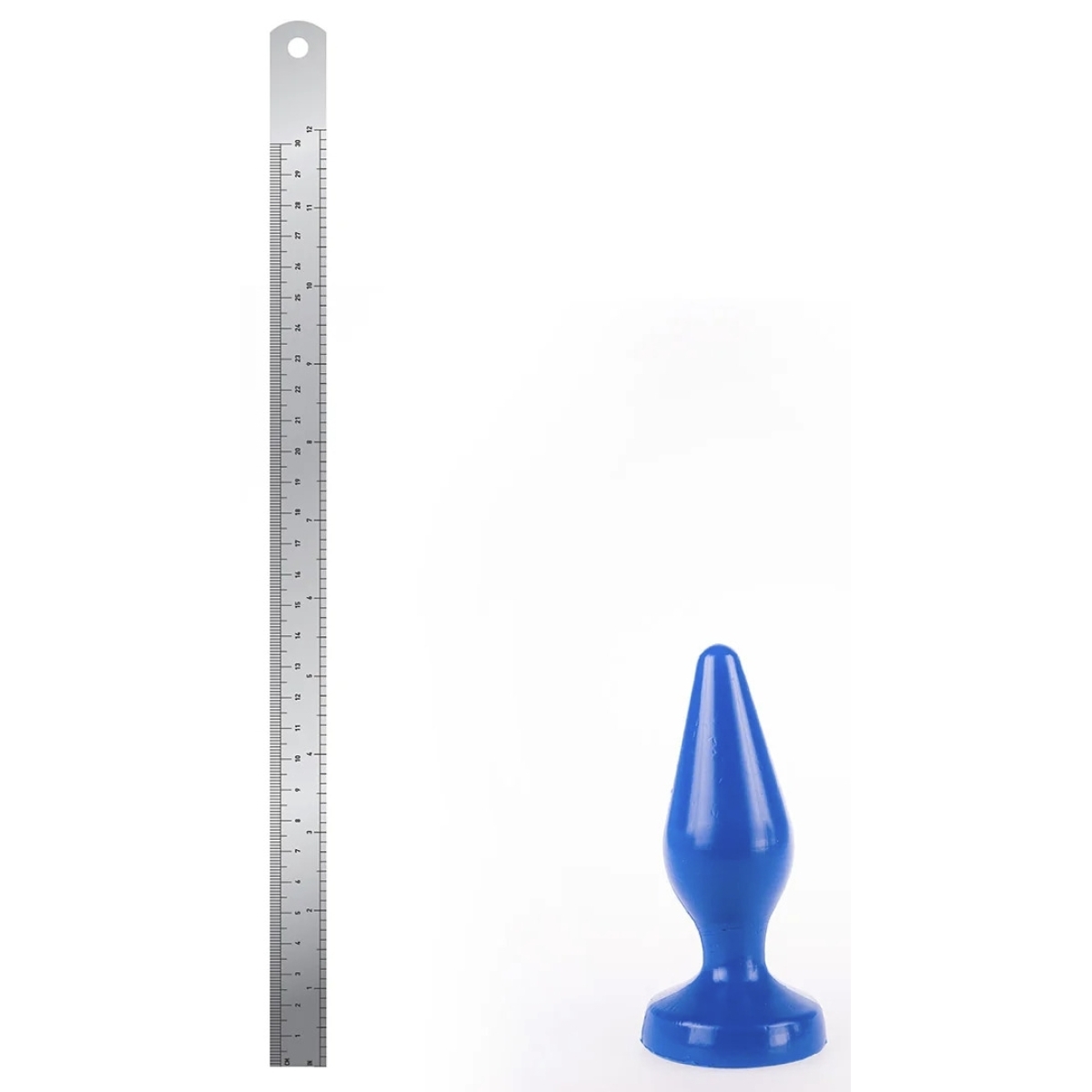 plug classic s i love butt 11 x 43 cm bleu 2