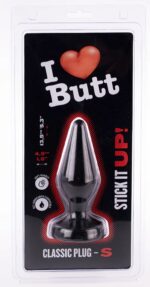plug classic s i love butt 11 x 43 cm noir 1