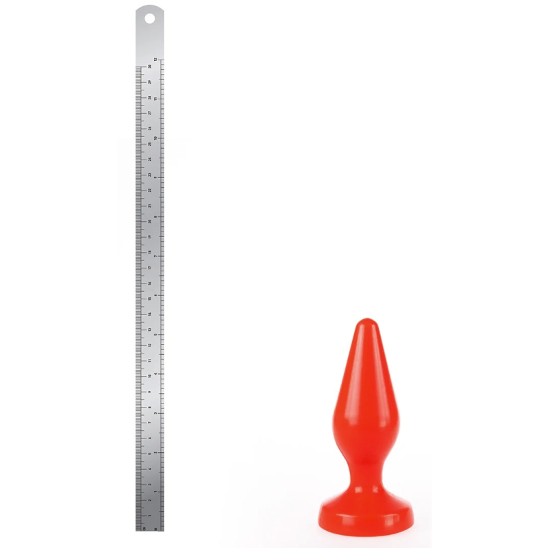 plug classic s i love butt 11 x 43 cm rouge 2