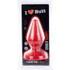 plug classic xl i love butt 17 x 75 cm rouge 1