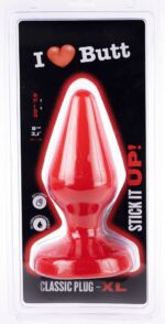 plug classic xl i love butt 17 x 75 cm rouge 1