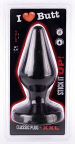 plug classic xxl i love butt 20 x 9 cm noir 1