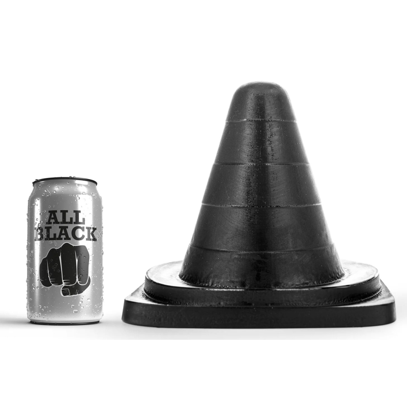 plug cone ab68 small cone all black 19 x 13cm