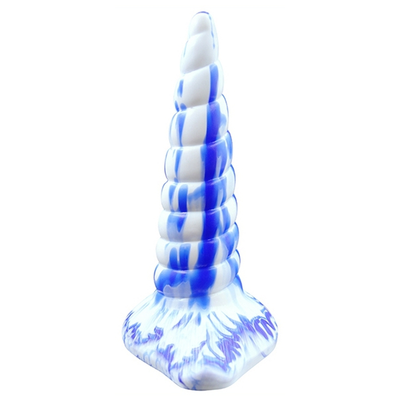 plug couleur unicorn 18 x 6cm bleu blanc 2