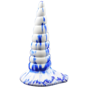 plug couleur unicorn 18 x 6cm bleu blanc