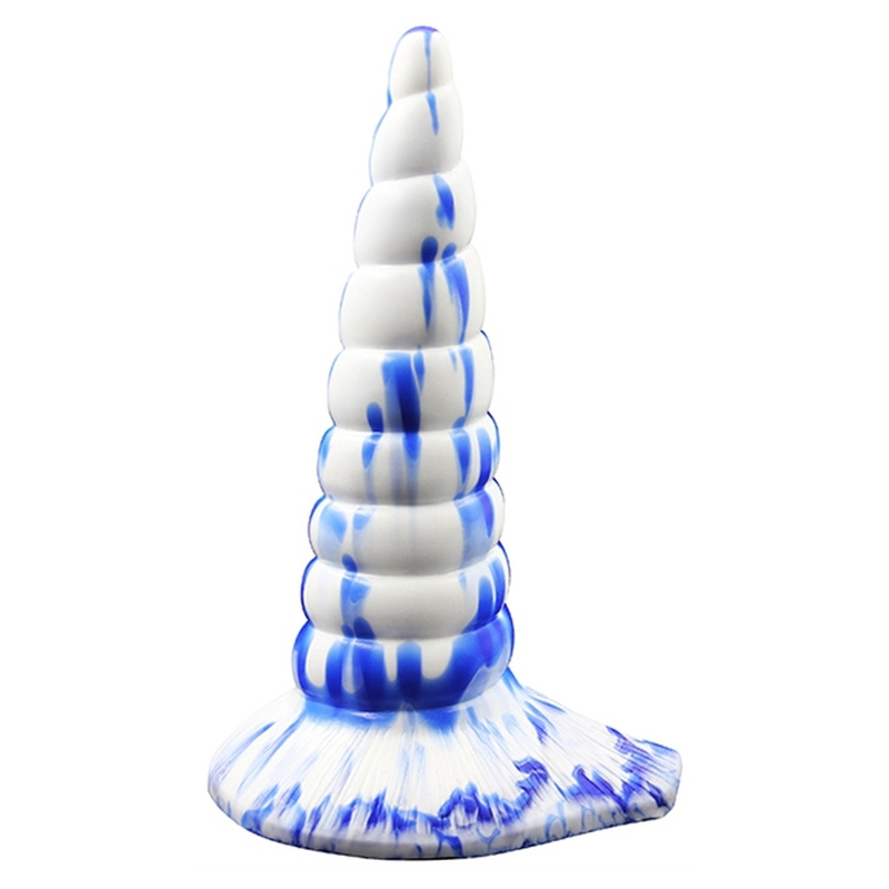 plug couleur unicorn 18 x 6cm bleu blanc