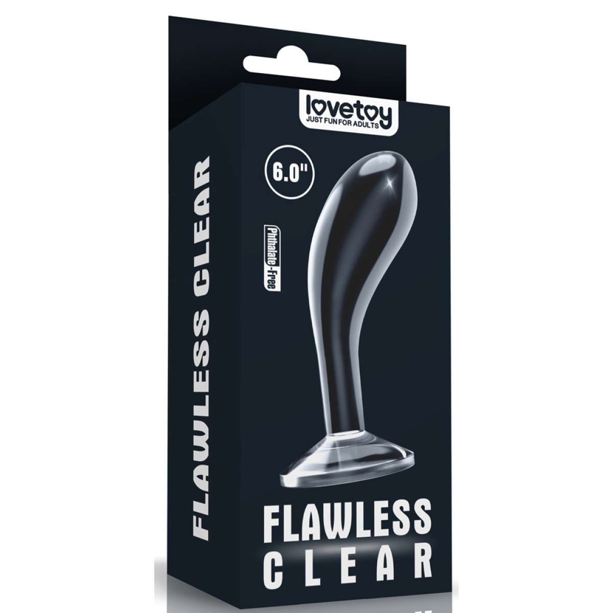 plug curve flawless 13 x 43cm transparent 1
