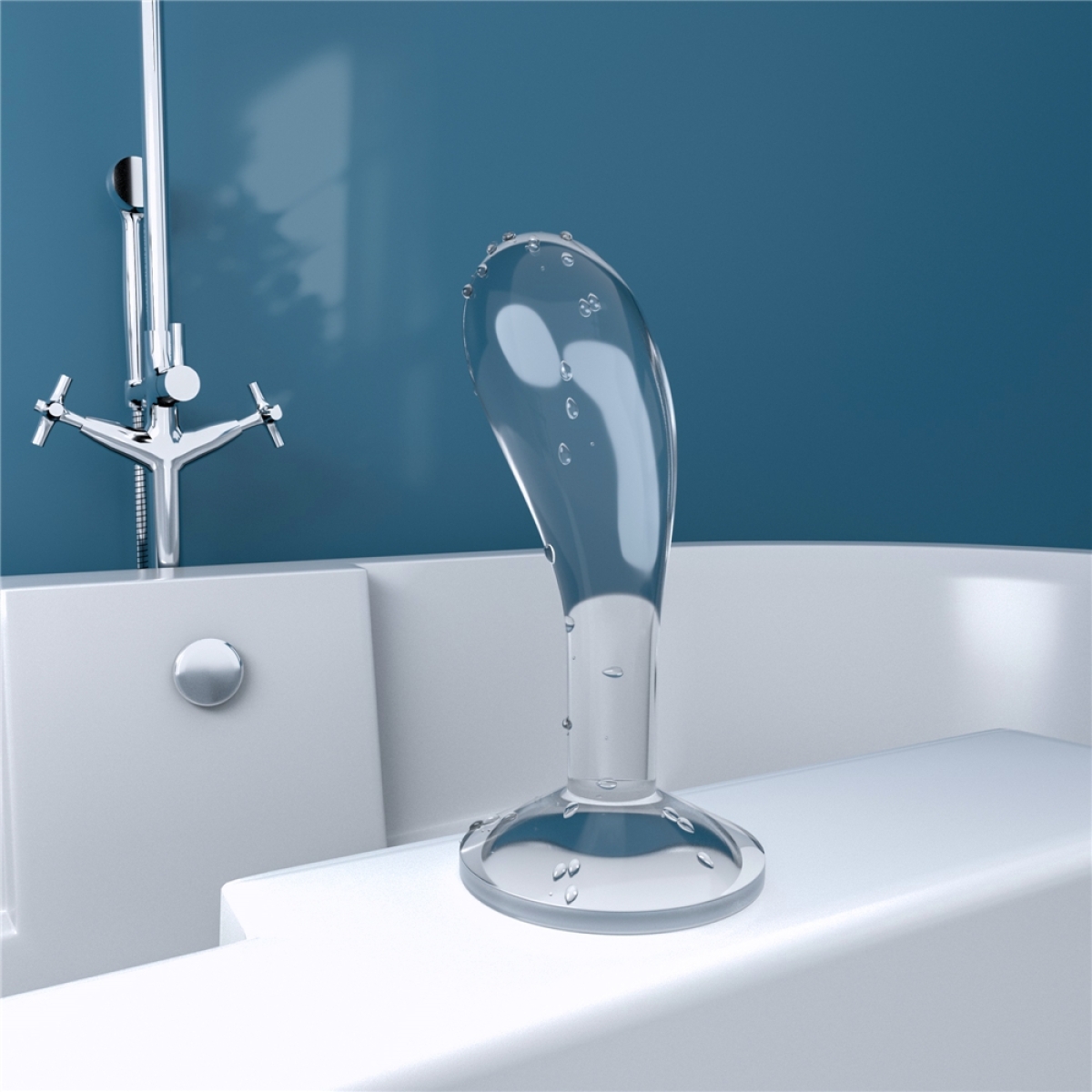 plug curve flawless 13 x 43cm transparent 8