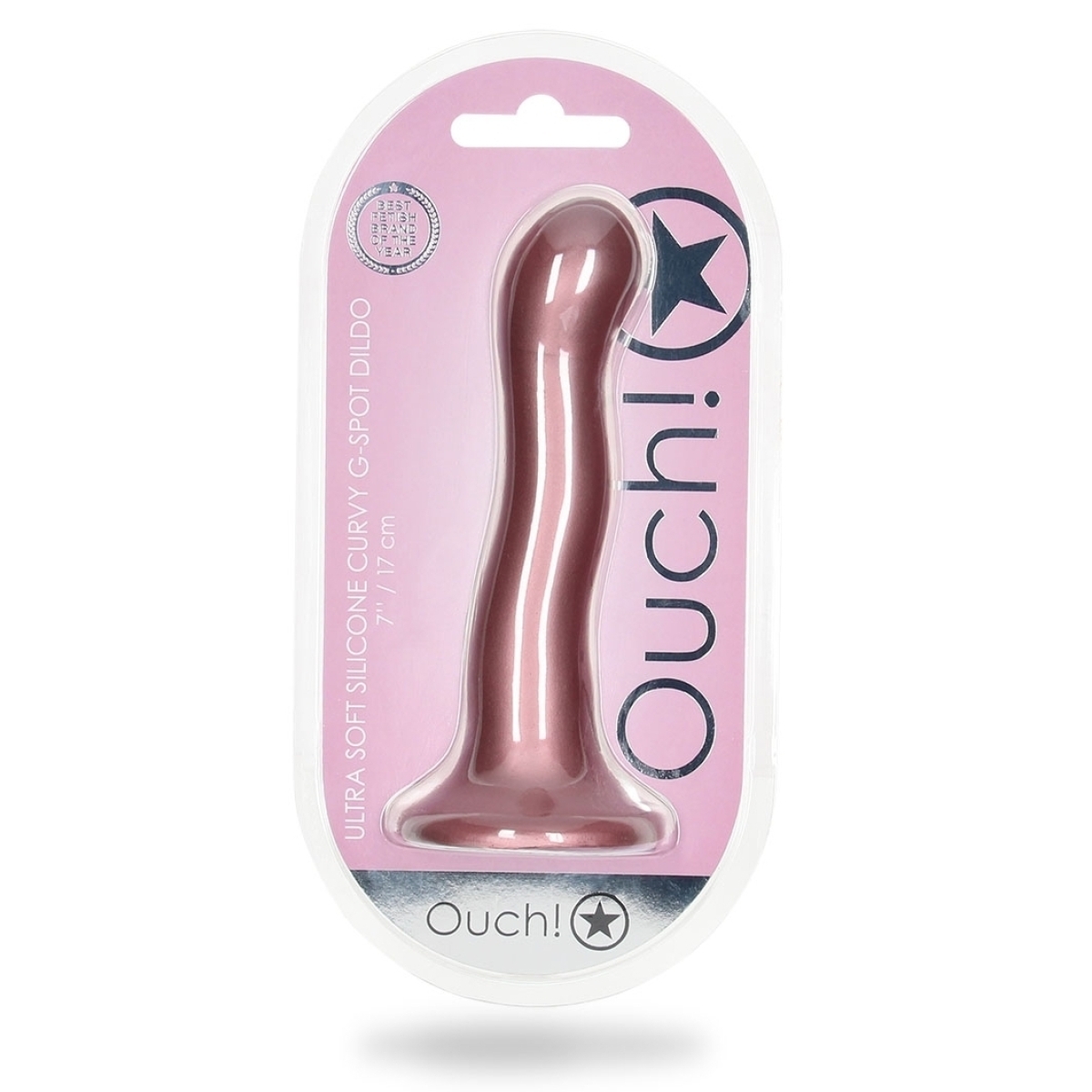plug curvy g spot 17 x 35cm rose 1