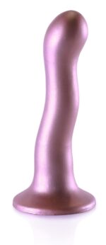 plug curvy g spot 17 x 35cm rose